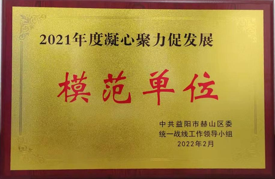 2021年度凝心聚力促发展模范单位